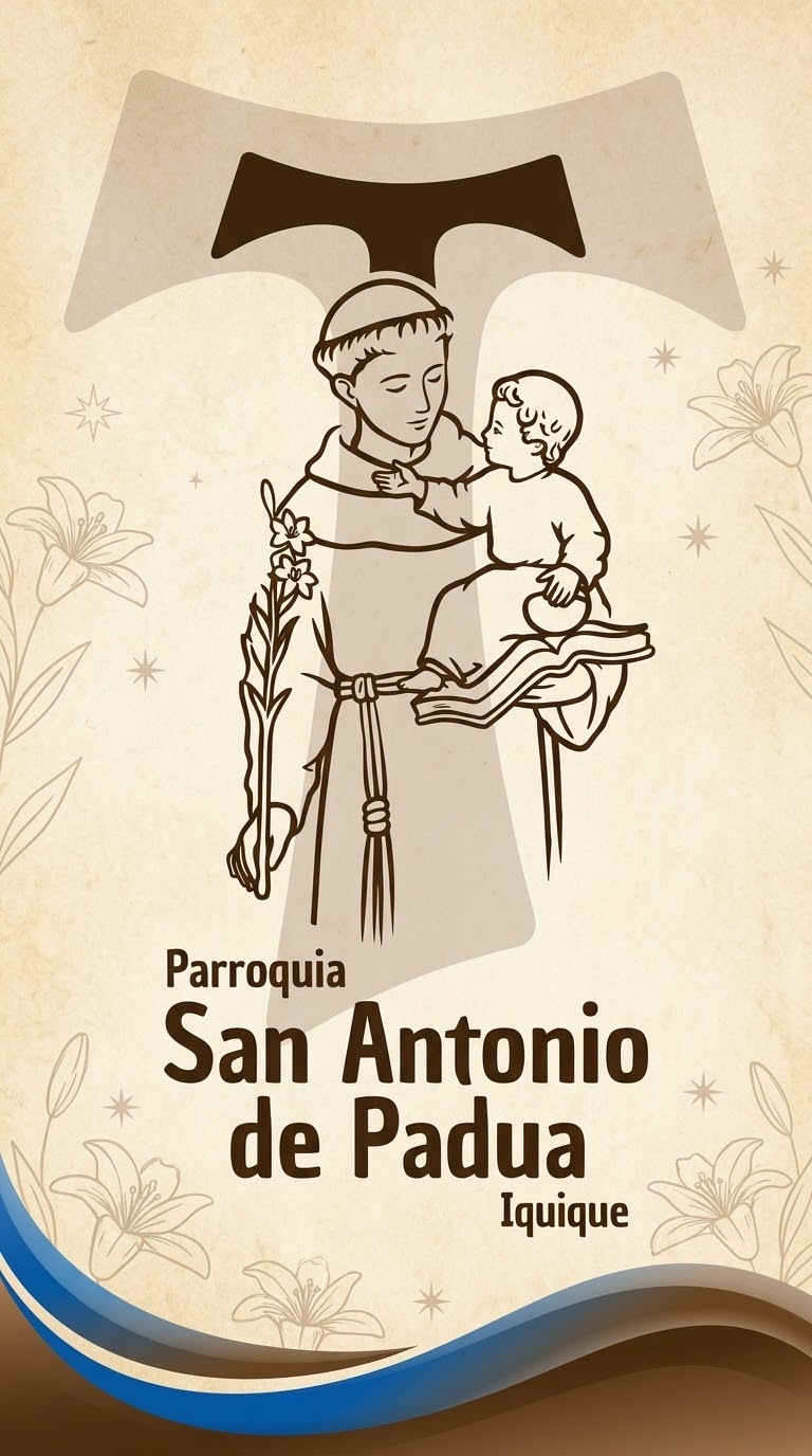Wallpaper para celular — arte de la Parroquia San Antonio